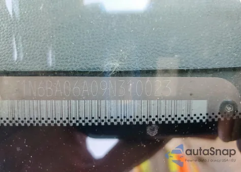 2009 Nissan Titan Xe из США, поврежденный, VIN 1N6BA06A09N310023